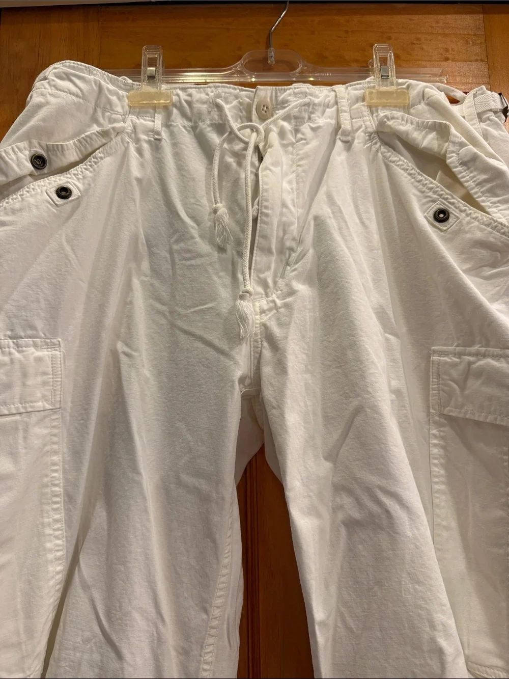 Polo by Ralph Lauren White Cargo Utility Pants